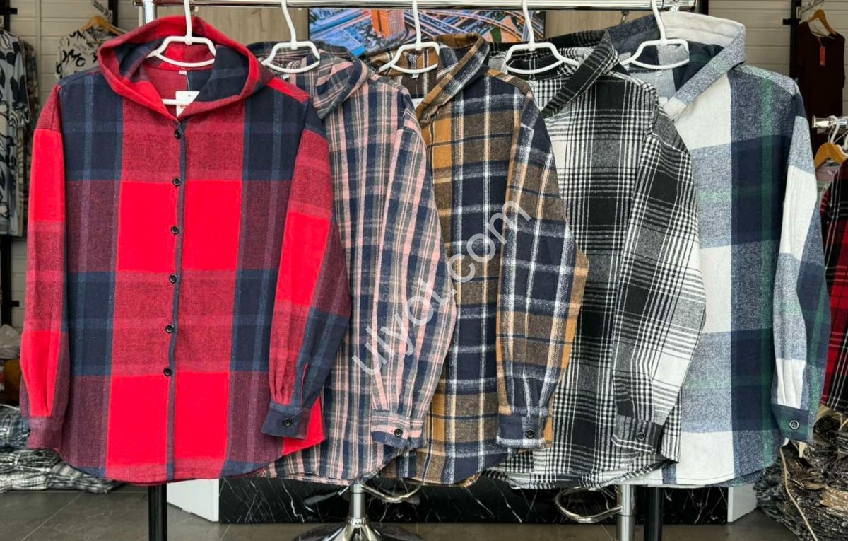 РУБАШКА JJF (XL-4XL) СЕРЫЙ+РОЗОВЫЙ 7767