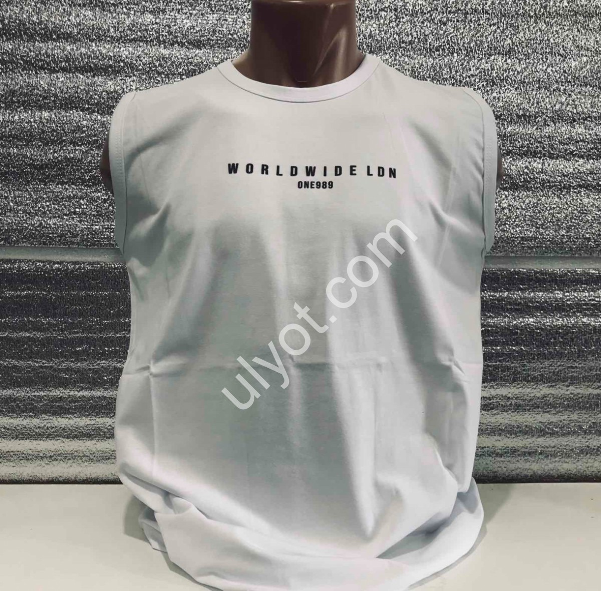МАЙКА WORLDWIDE (M-2XL) БЕЛЫЙ 
