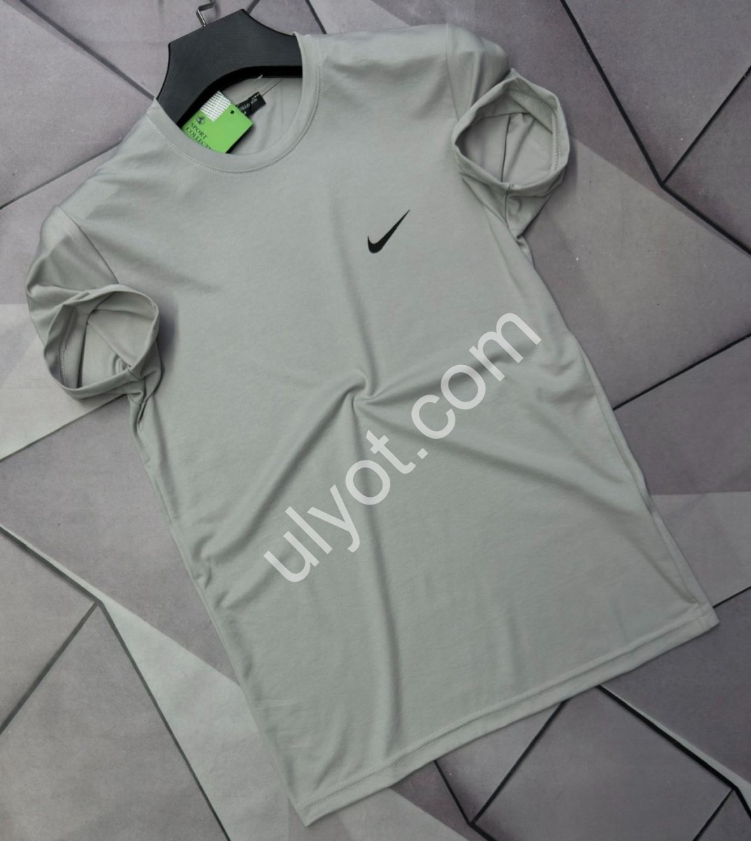 ФУТБОЛКА N02 (S-2XL) СВ.СЕРЫЙ 