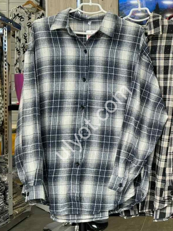 СОРОЧКА JJF (3XL-6XL) КАМ'ЯНИ ЧЕРВОНИЙ+ЧОРНИЙ 7771
