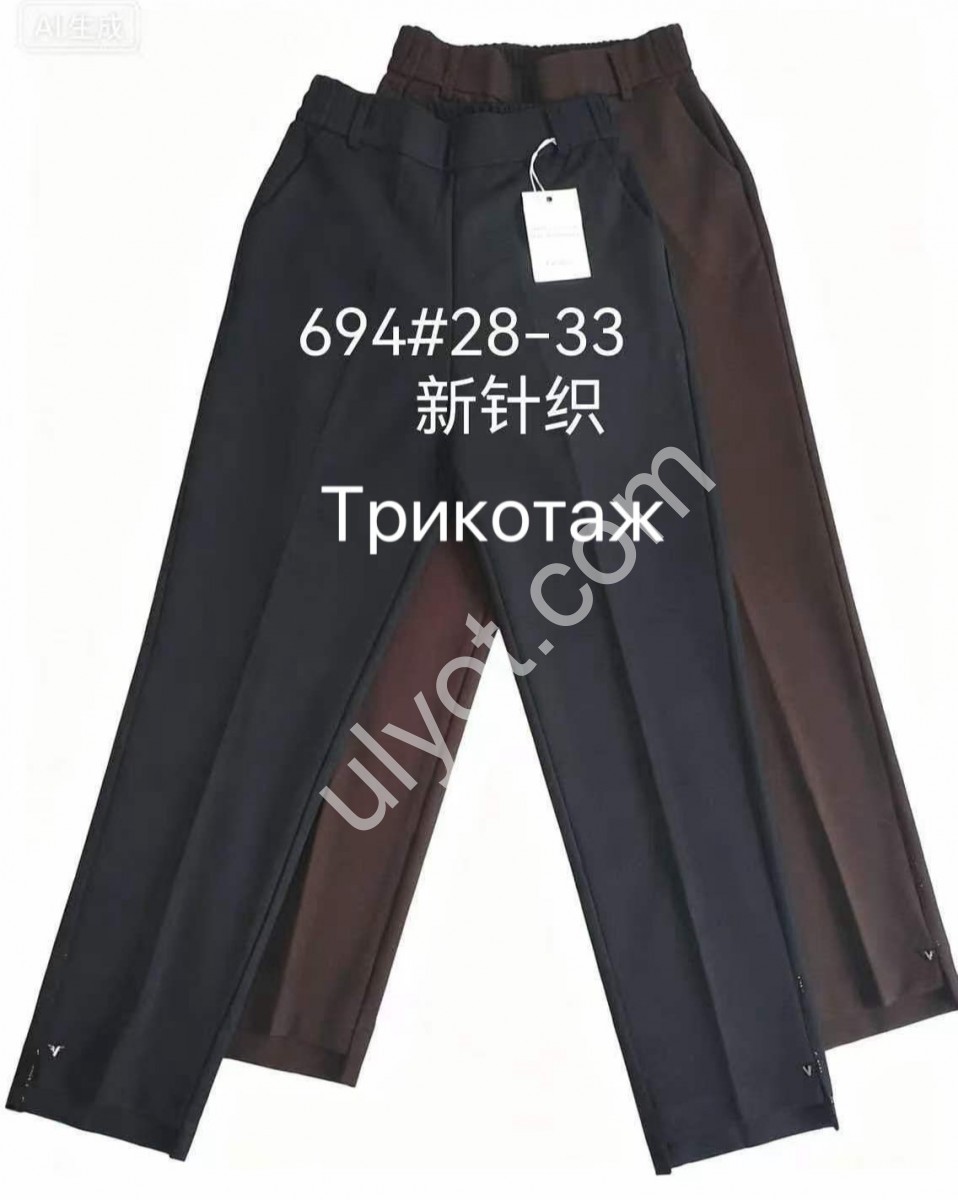 БРЮКИ (28-33) КОРИЧНЕВЫЙ 694