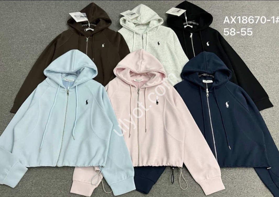 ХУДІ (ONE SIZE 46-50) МІКС AX18670