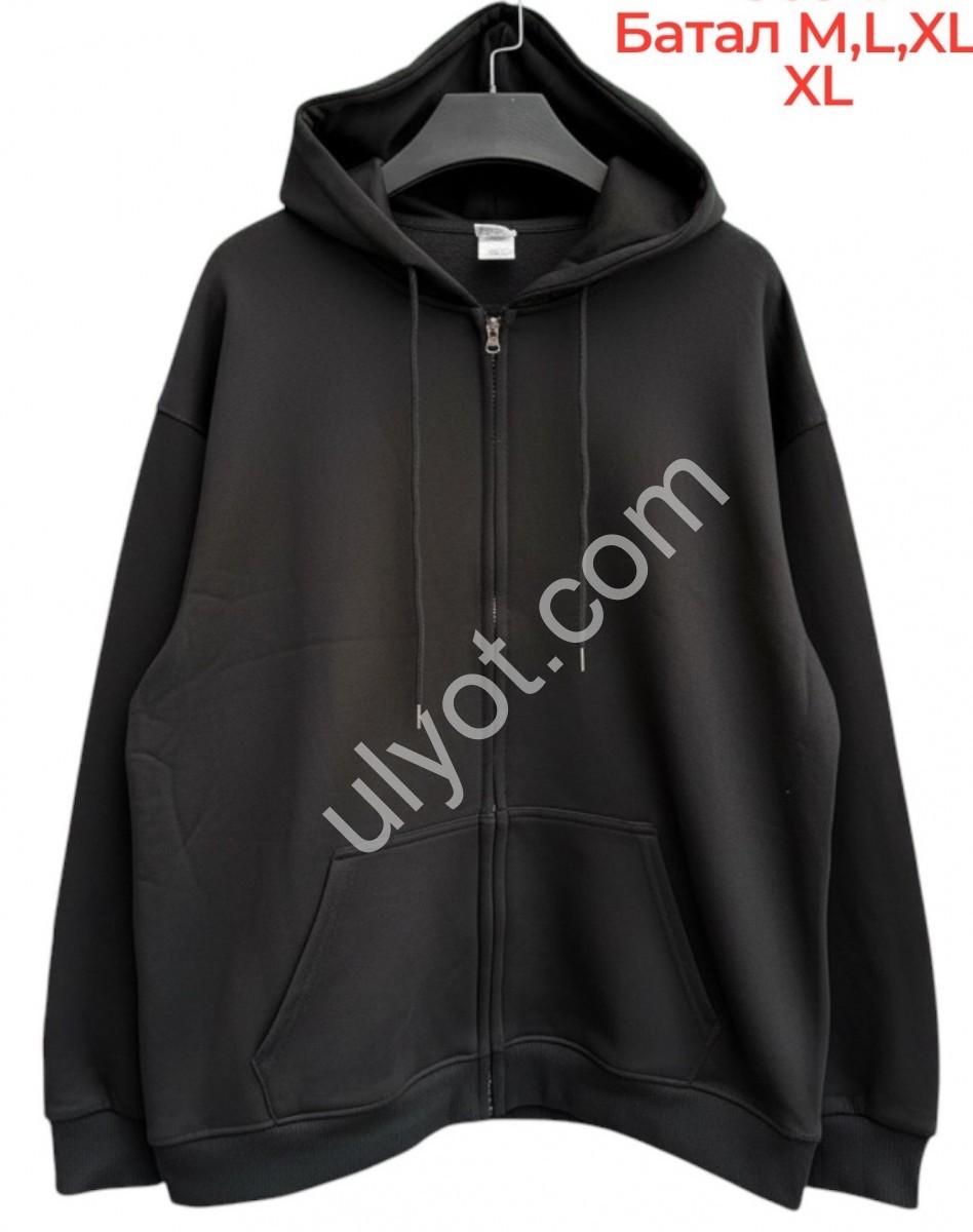 ХУДІ (M-2XL) ЧОРНИЙ 809