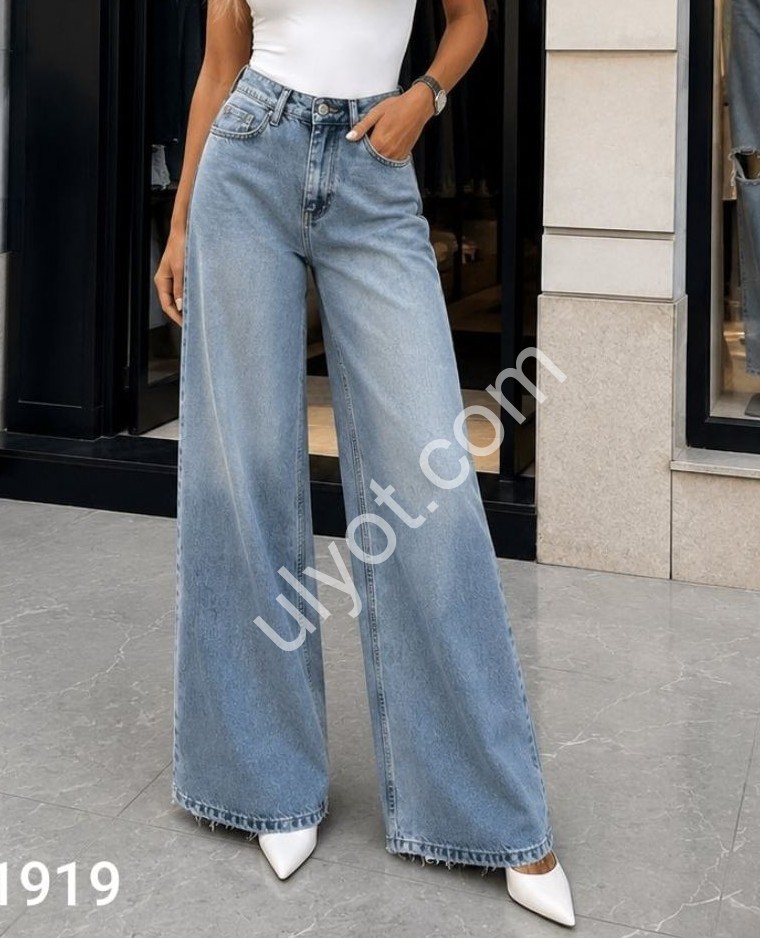 ДЖИНСЫ WOMAN DENIM (34-42) СИНИЙ 1010/1919