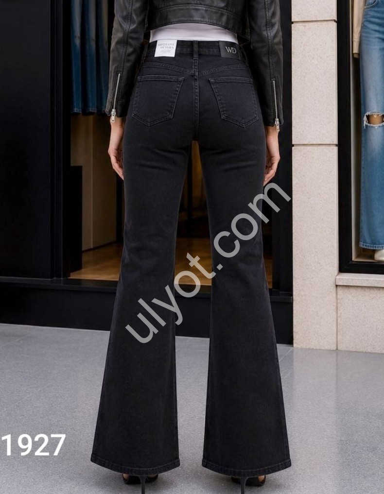 ДЖИНСЫ WOMAN DENIM (34-42) ГРАФИТ 308/1927