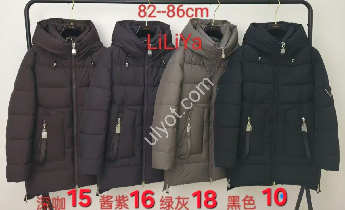 КУРТКА MAX RITA  (S-2XL) ГРАФИТ 2636-16