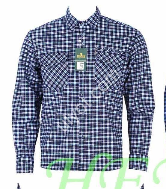 СОРОЧКА (XL-5XL) ФЛІС МІКС A636