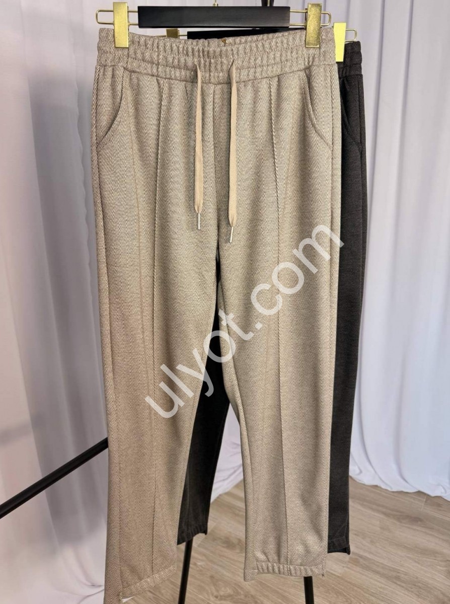 ШТАНЫ (L-7XL) БЕЖ 2101