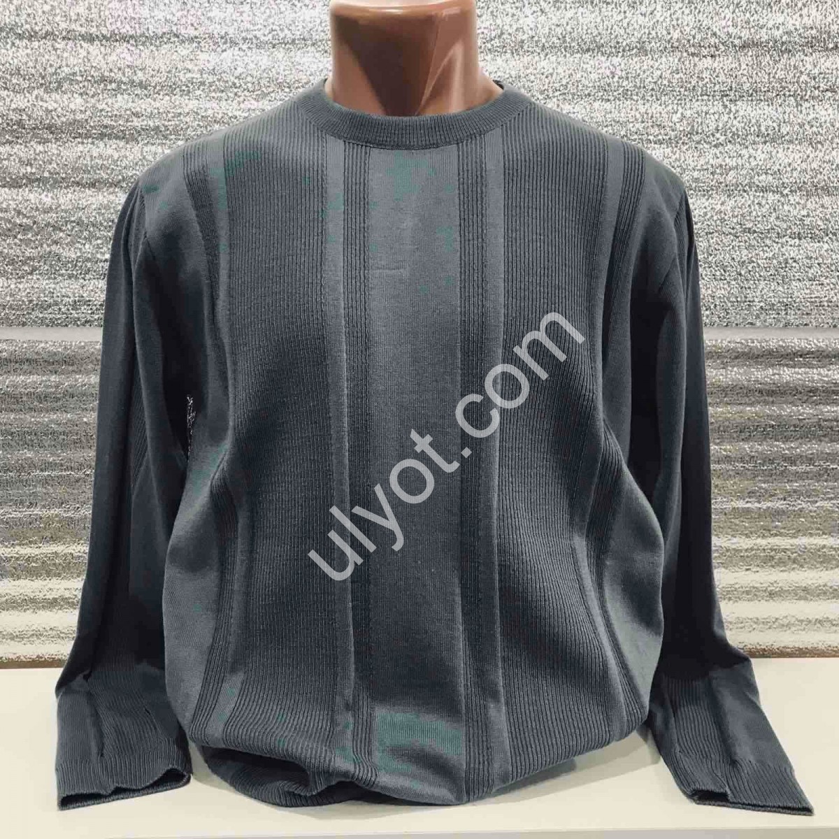 СВІТЕР DEVANTI (L-3XL) СІРИЙ 74737