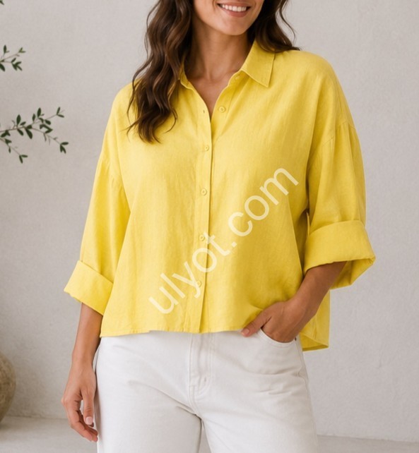 Сорочка (52-56) Жовтий R4608