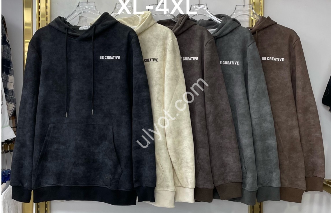СВІТШОТ (XL-4XL) ШОКОЛАД 1939