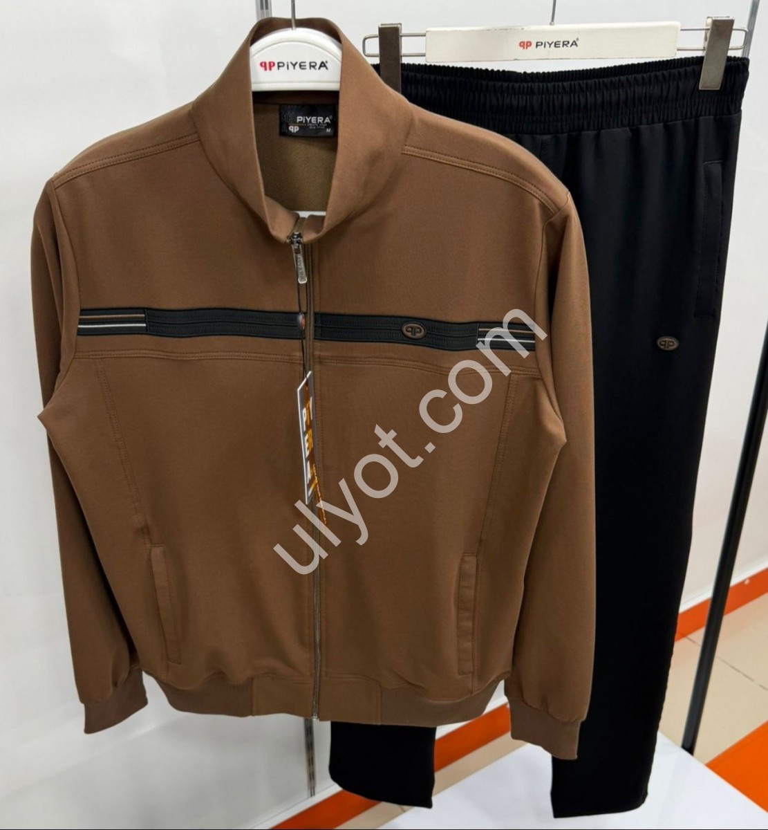CПОРТ.КОСТЮМ ПИЕРА (M-3XL) ПРЯМОЙ КАПУЧИНО 7914