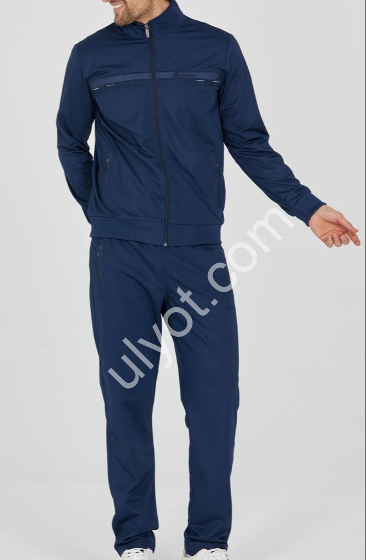 CПОРТ.КОСТЮМ (M-3XL) ПРЯМИЙ Т.СИНІЙ 71016