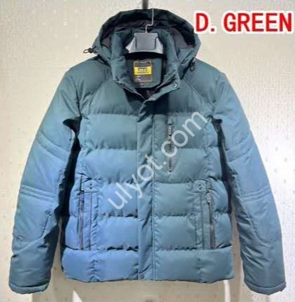 КУРТКА (M-3XL) Т.ЗЕЛЕНЫЙ D25826