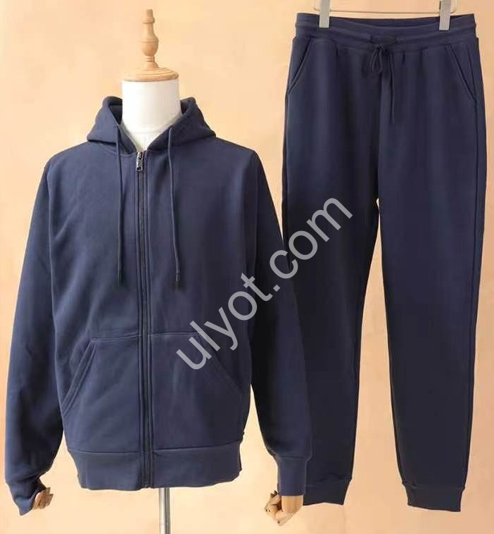 КОСТЮМ JJF (L-4XL) МИКРОМЕХ МАНЖЕТ ЧЕРНЫЙ 8002