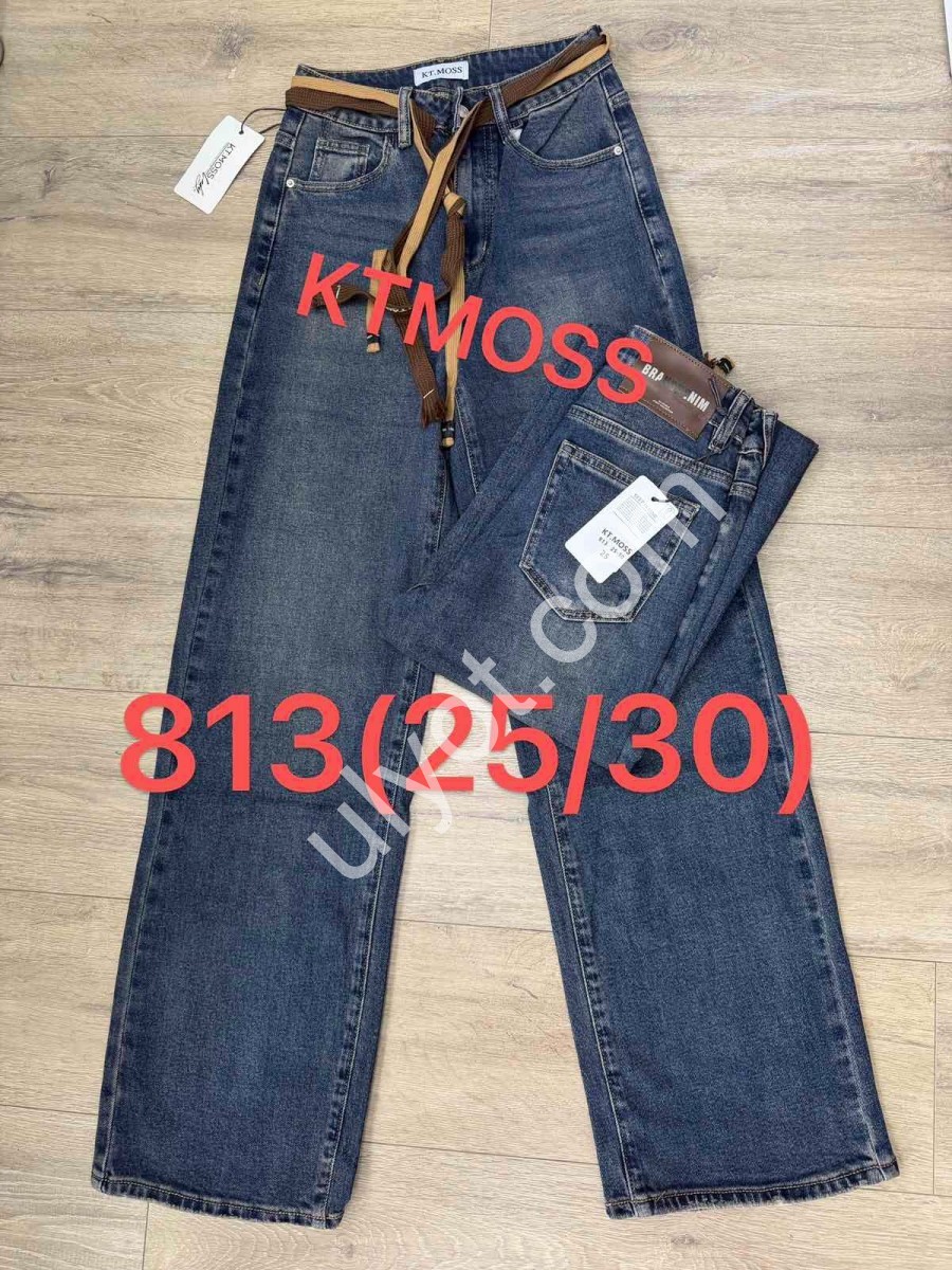 ДЖИНСИ KT.MOSS (25-30) Т.СИНІЙ 813