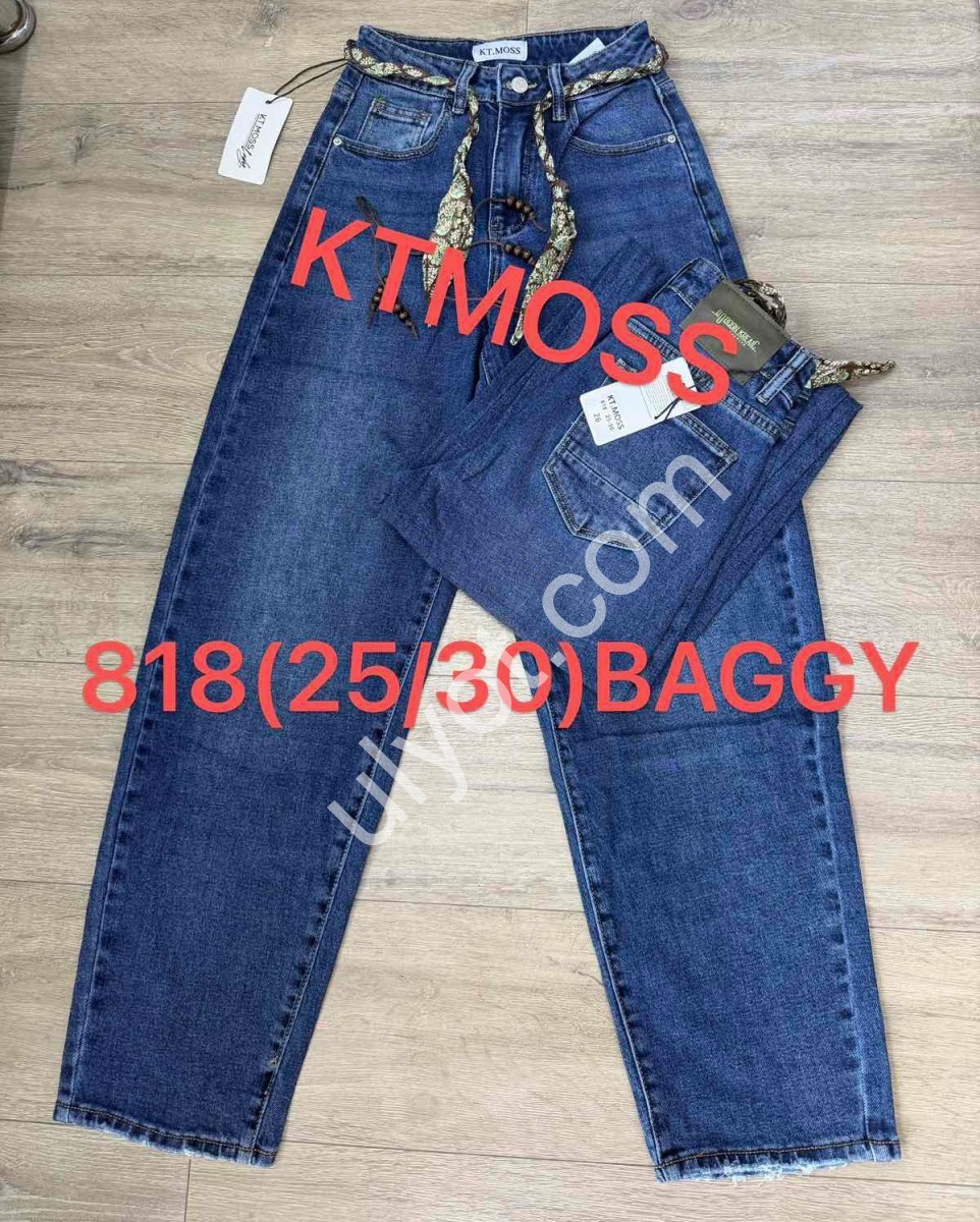 ДЖИНСИ KT.MOSS (25-30) Т.СИНІЙ 818