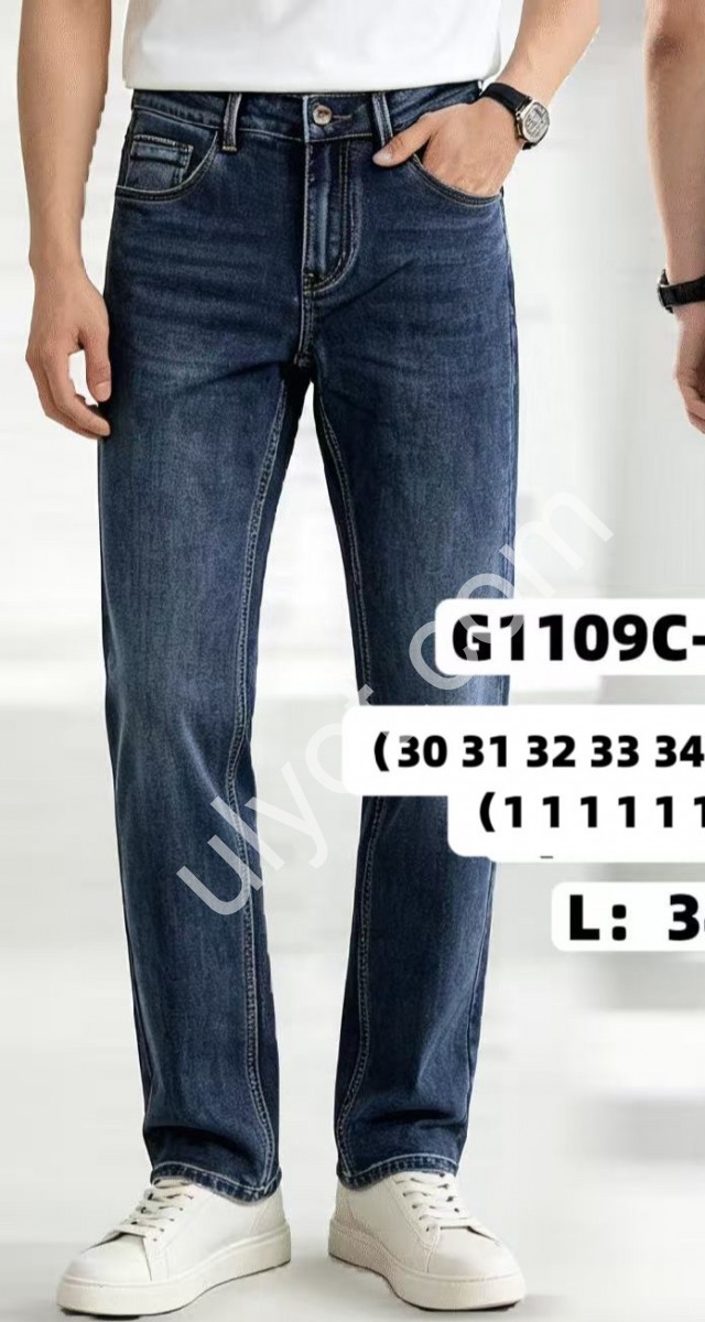 ДЖИНСИ GOD BOREST (30-40) Т.СИНІЙ 1109