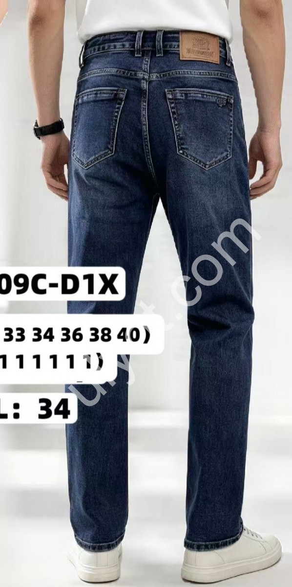 ДЖИНСИ GOD BOREST (30-40) Т.СИНІЙ 1109