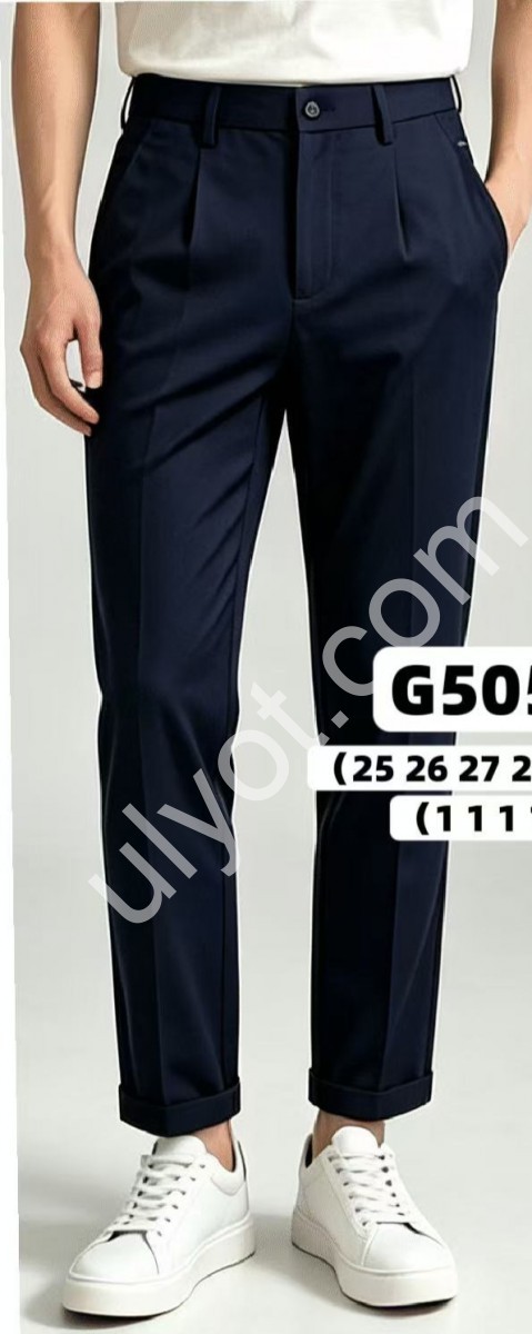 БРЮКИ GOD BOREST (25-32) Т.СИНИЙ 5053