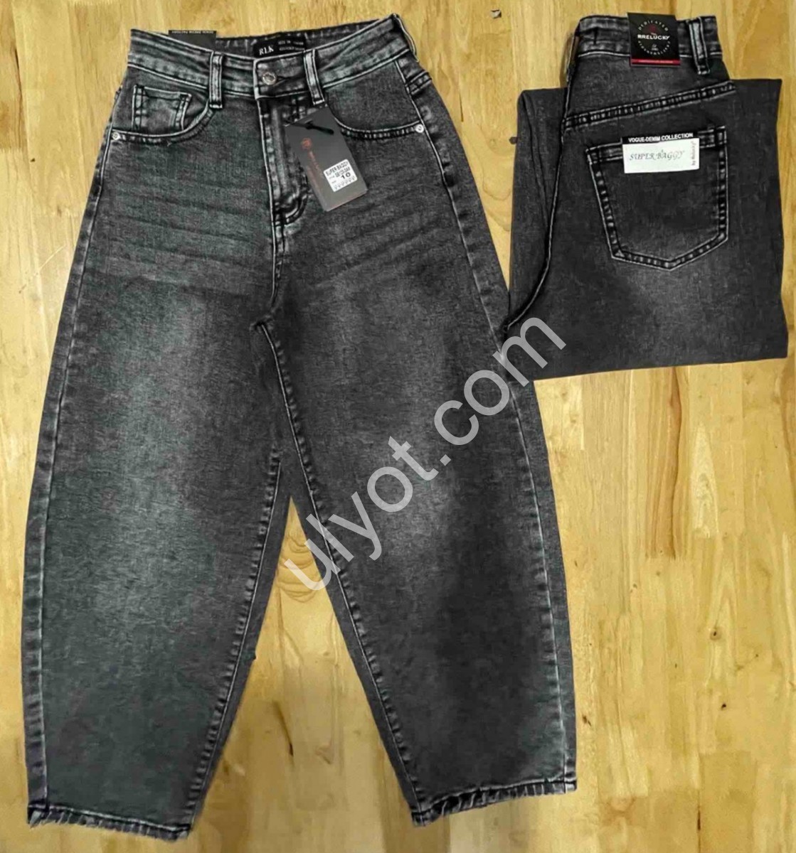ДЖИНСЫ RELUCKY (10-15 ЛЕТ) ГРАФИТ SB120-3A
