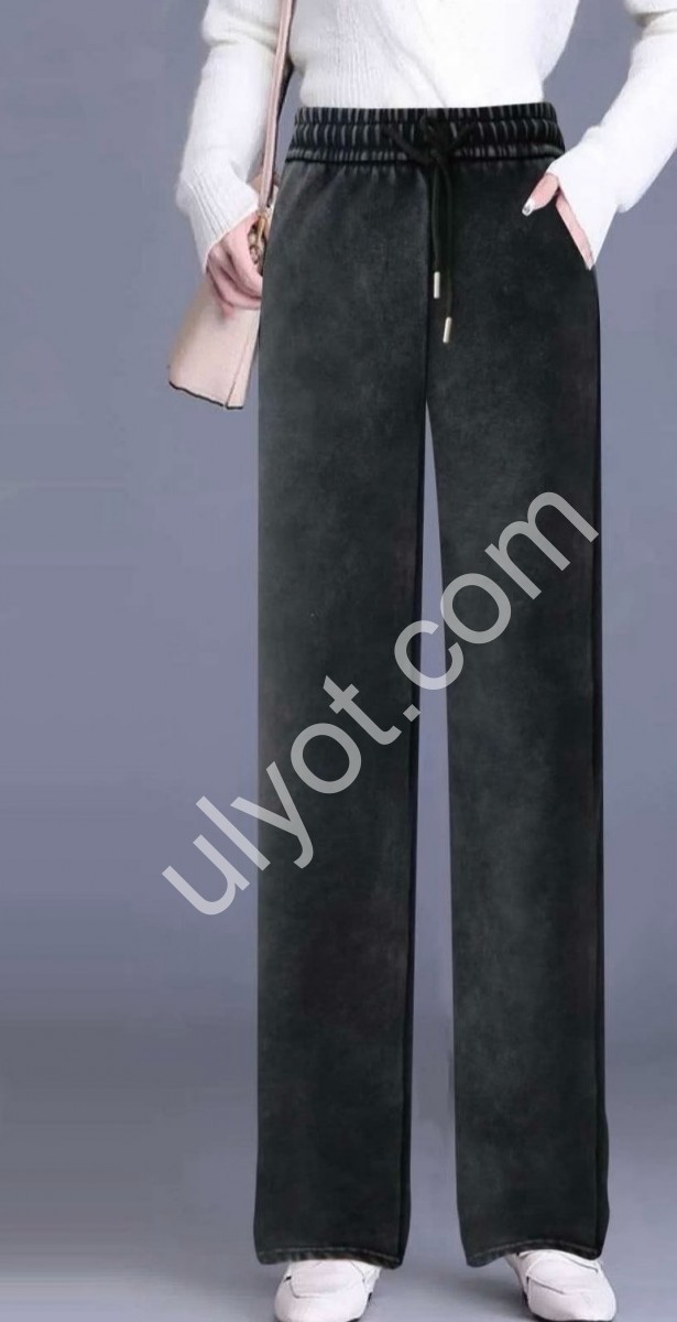 ШТАНЫ (5XL-10XL) МЕХ ПРЯМОЙ МИКС 12-1