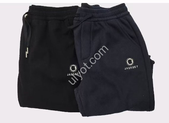 ШТАНИ (6XL-10XL) ФЛІС МАНЖЕТ ЧОРНИЙ 2435