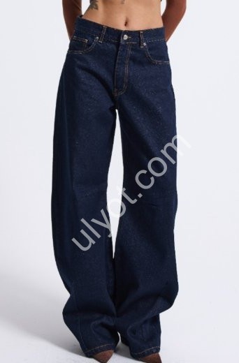 ДЖИНСИ IT'S BASIC (34-40) Т.СИНІЙ 3165/7w6/50