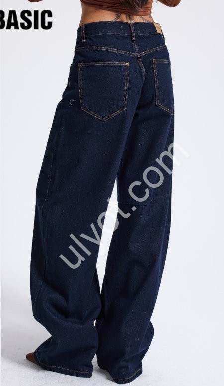 ДЖИНСИ IT'S BASIC (34-40) Т.СИНІЙ 3165/7w6/50