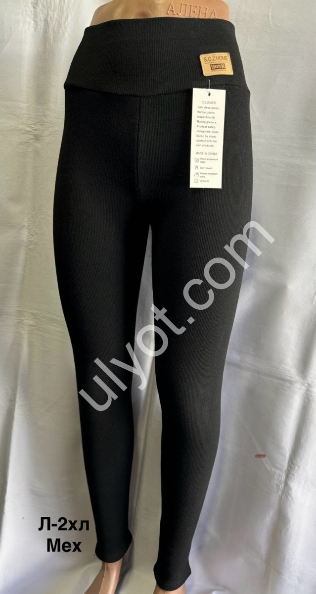 Лосини (L-2XL) Хутро Чорне