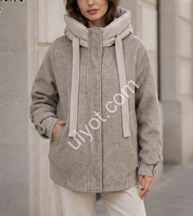КУРТКА (S-XL) БЕЖ 9935