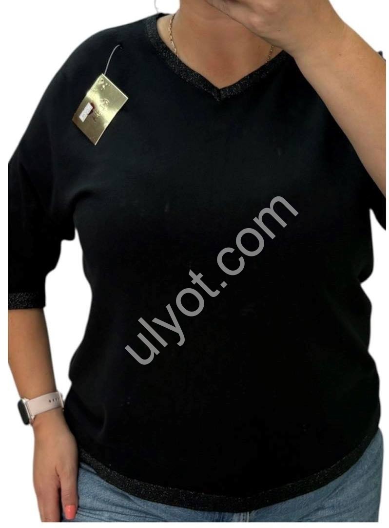 СВИТЕР (ONE SIZE 50-58) ЧЕРНЫЙ 25228