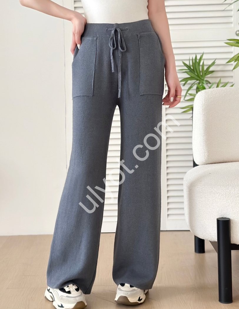 БРЮКИ (ONE SIZE ) ФЛИС ПРЯМОЙ ШОКОЛАД DM-22