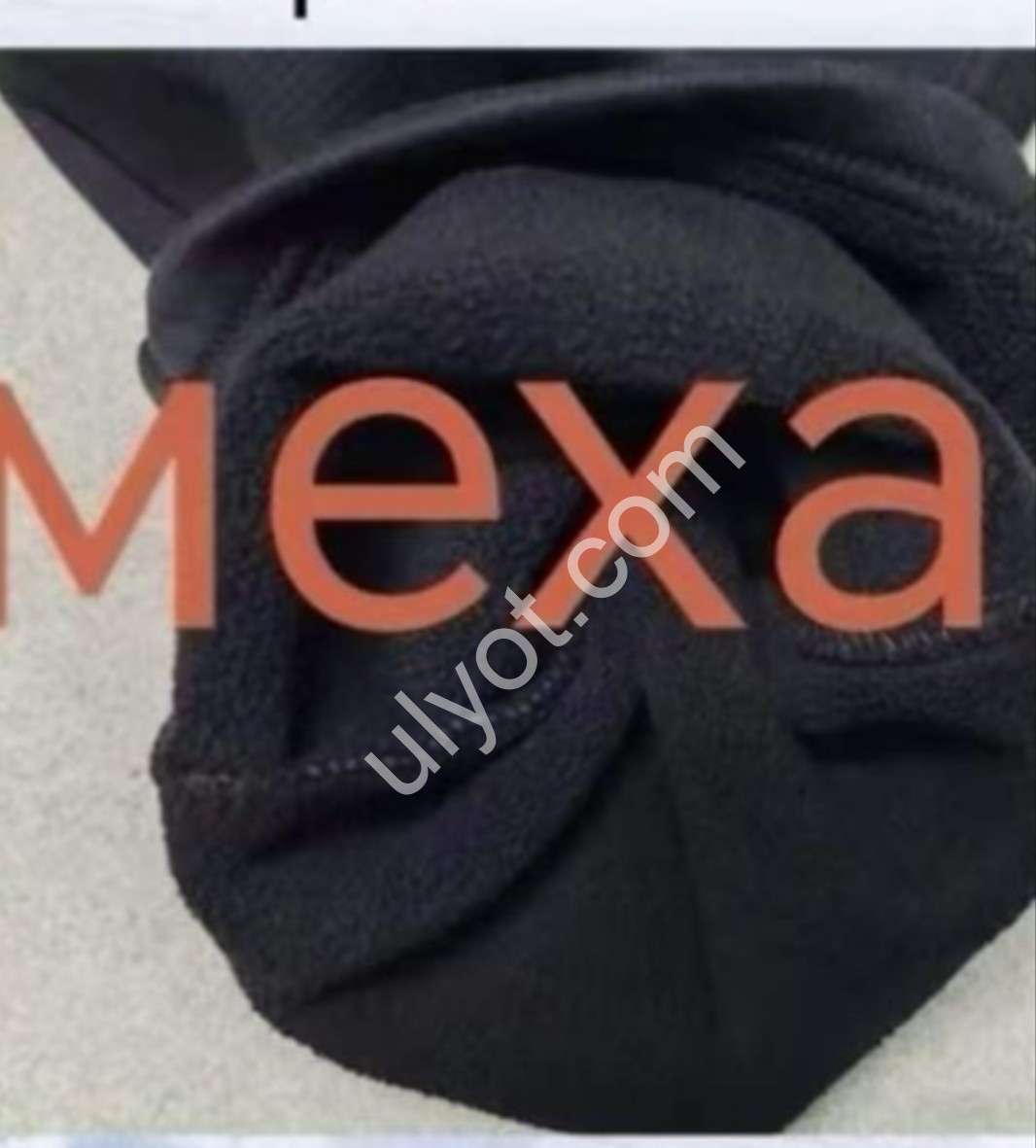 ШТАНЫ (7XL-10XL) МЕХ ПРЯМОЙ ЧЕРНЫЙ 4112-10