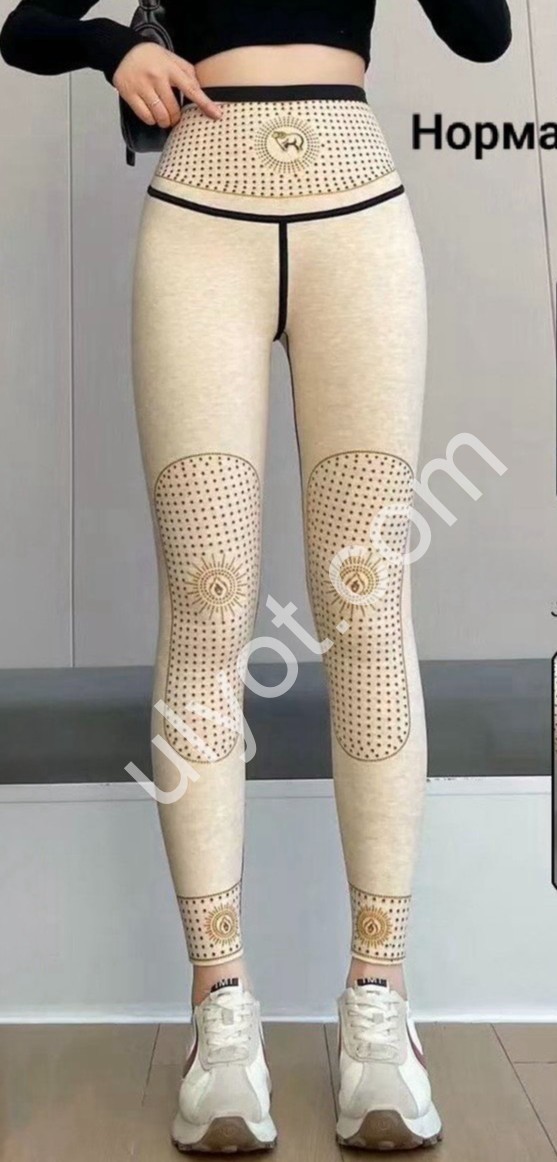 Лосини (M-XL) Хутро Чорне 3338