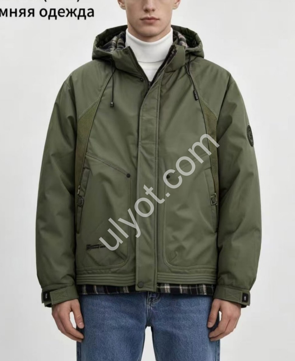 КУРТКА (XL-5XL) Т.ЗЕЛЕНЫЙ 1779