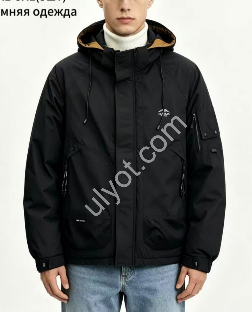 КУРТКА (XL-5XL) ЧЕРНЫЙ 1782