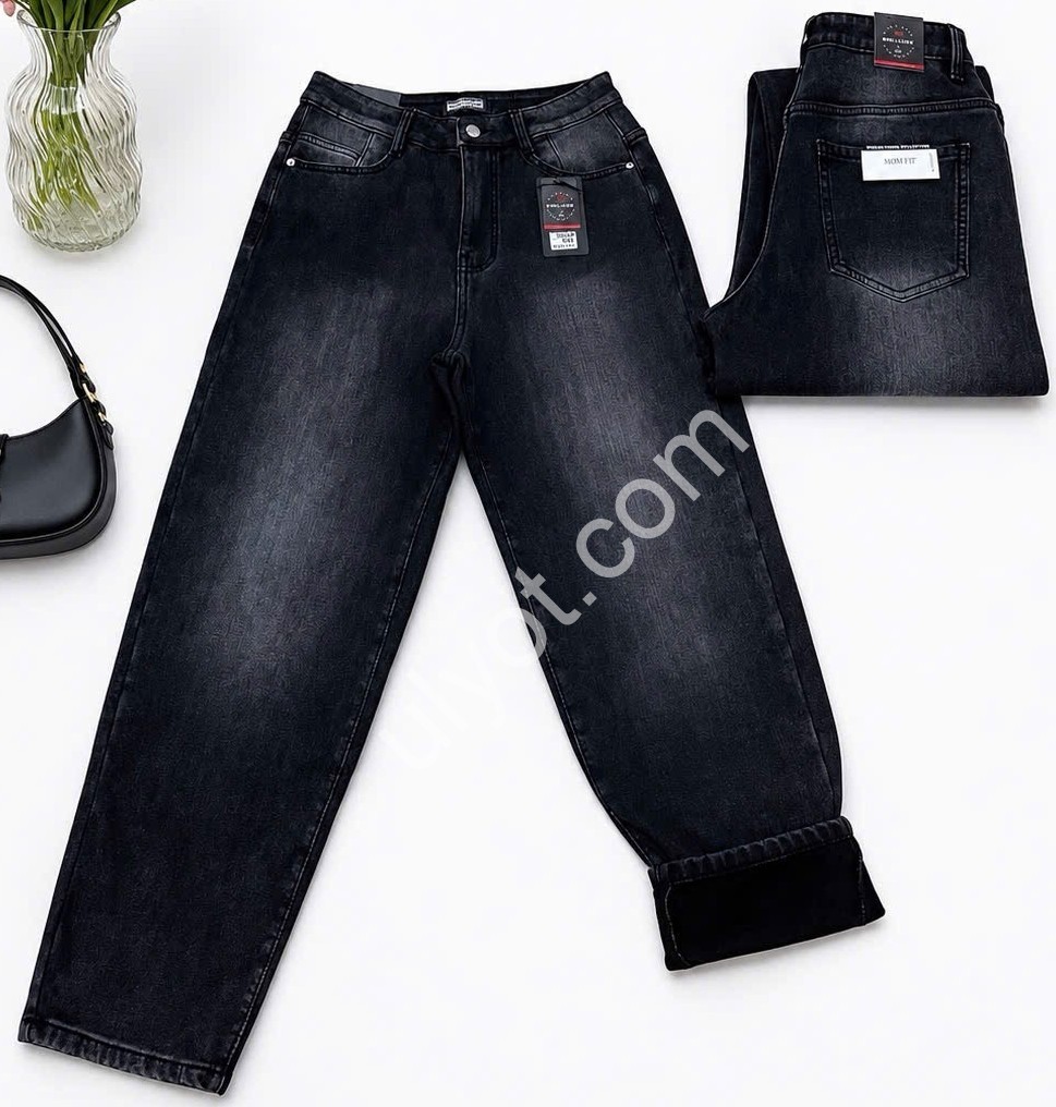 ДЖИНСЫ RELUCKY (30-36) ФЛИС ГРАФИТ M020-5
