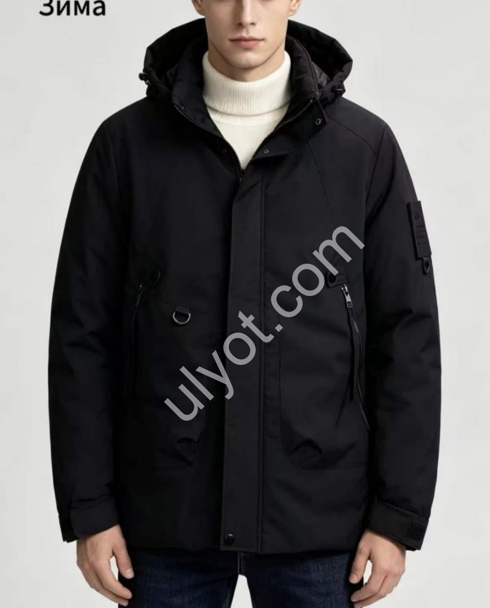 КУРТКА (XL-5XL) ЧЕРНЫЙ 9931