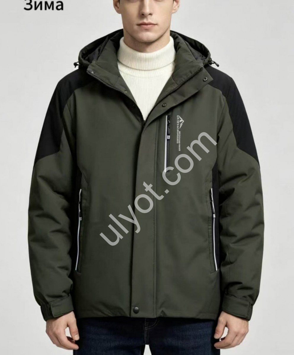 КУРТКА (XL-5XL) ХАКІ 9958