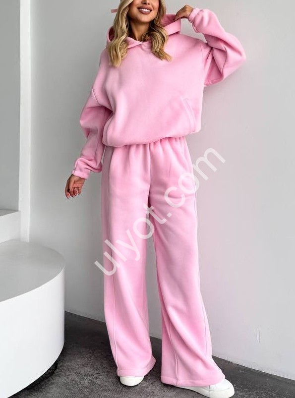 КОСТЮМ (ONE SIZE) ФЛИС РОЗОВЫЙ 1048