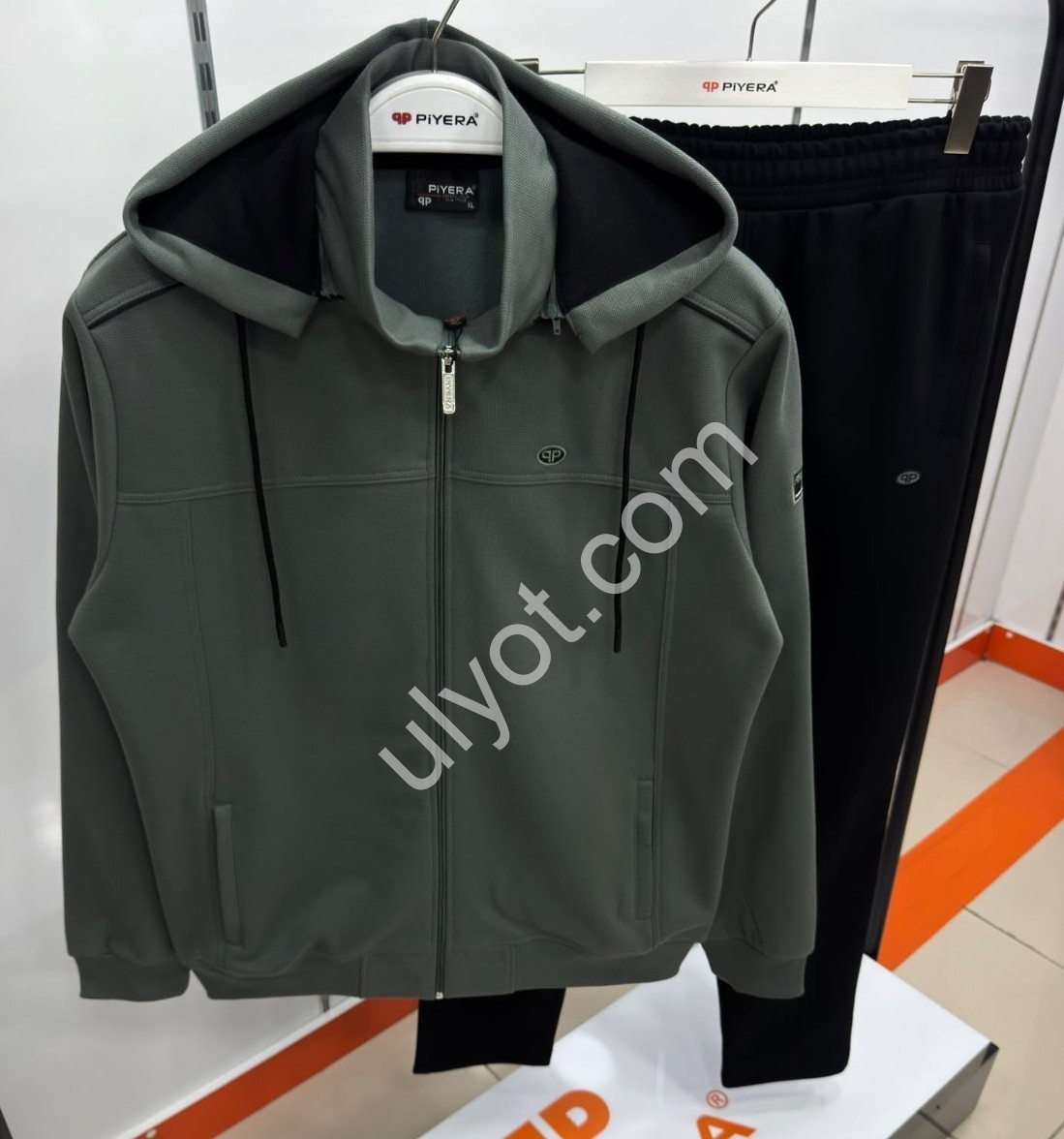 СПОРТ.КОСТЮМ PIYERA (XL-5XL) БАЙКА ПРЯМОЙ ФИСТАШКА 5234