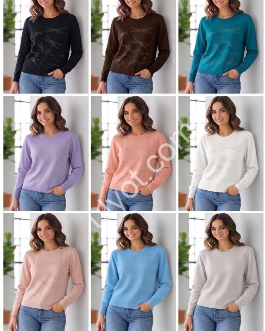 СВІТЕР (ONE SIZE 48-52) МІКС 25523