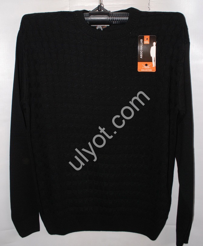 СВИТЕР (2XL-4XL) ЧЕРНЫЙ M608