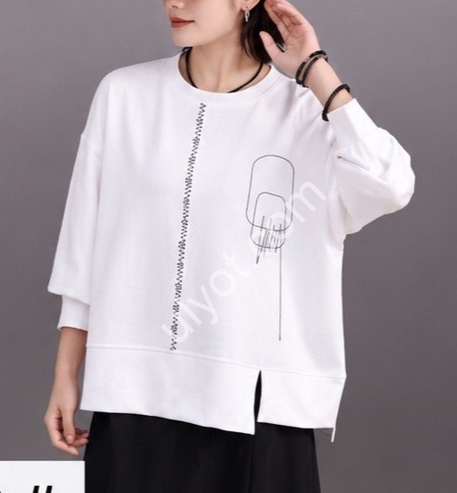 СВИТШОТ (ONE SIZE ) МИКС 6829