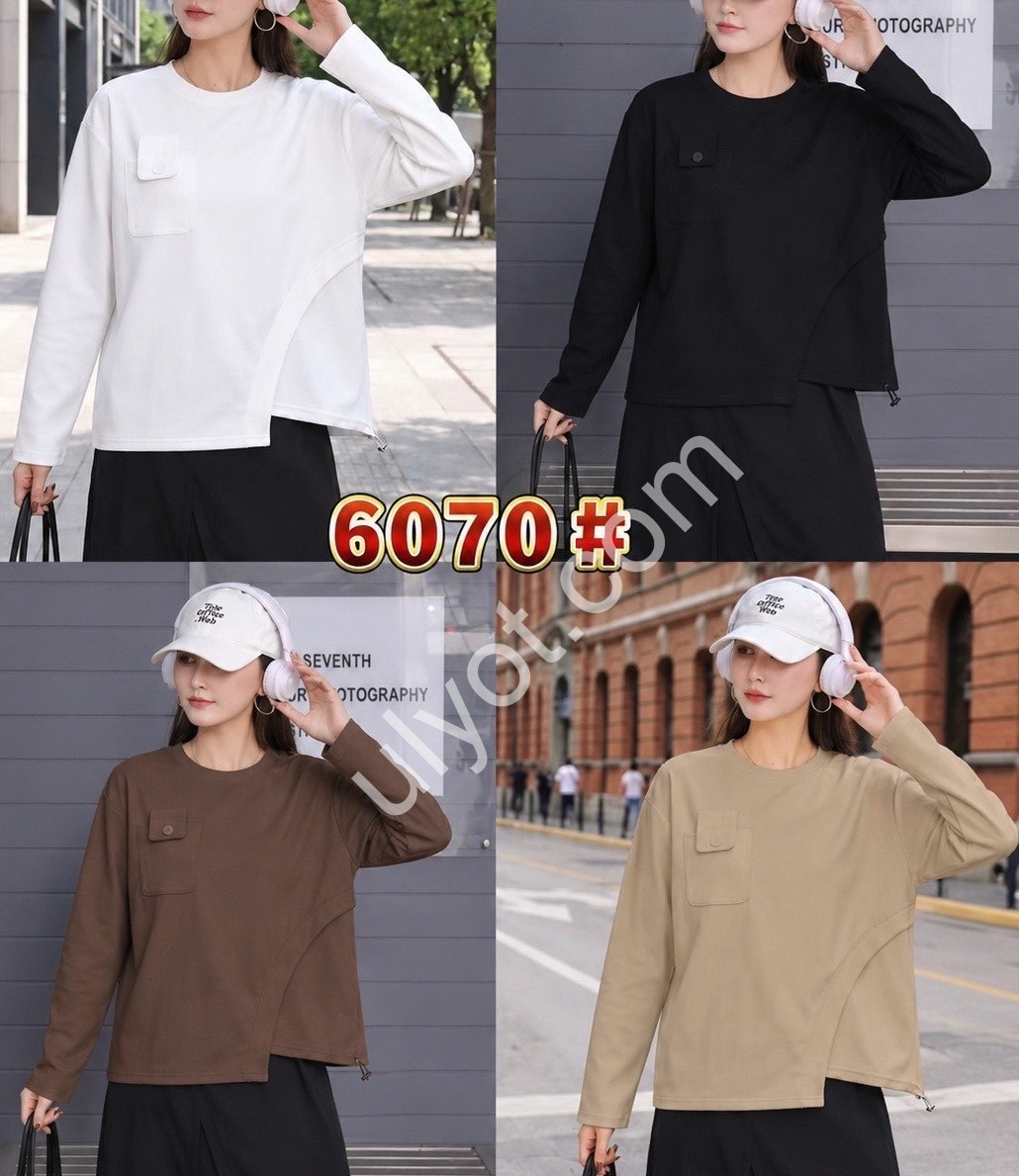 СВИТШОТ (ONE SIZE ) МИКС 6070