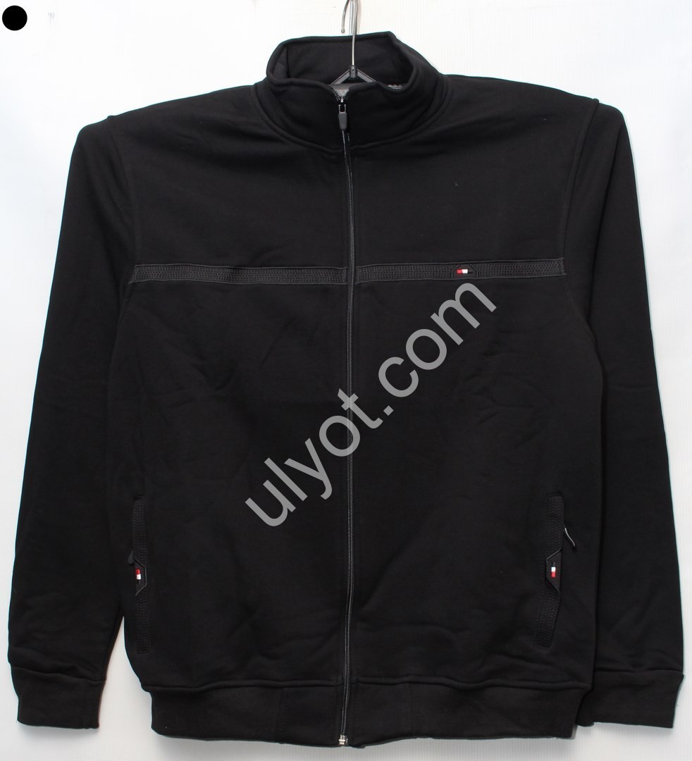 КОФТА (3XL-6XL) БАЙКА ЧЕРНЫЙ 5846