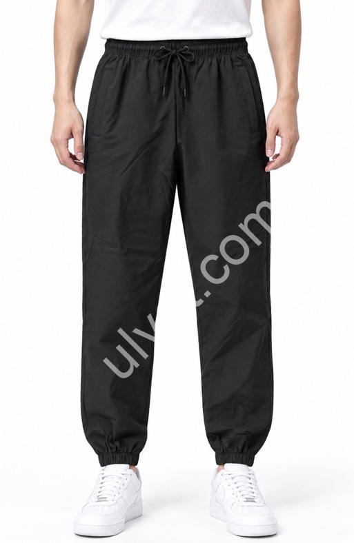 СПОРТ.ШТАНИ (M-3XL) МАНЖЕТ ЧОРНИЙ 281