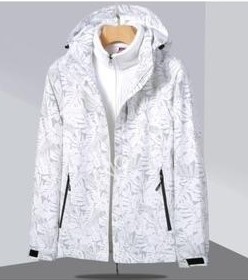 ВЕТРОВКА+ФЛИСКА (XL-4XL) БЕЛЫЙ 6299
