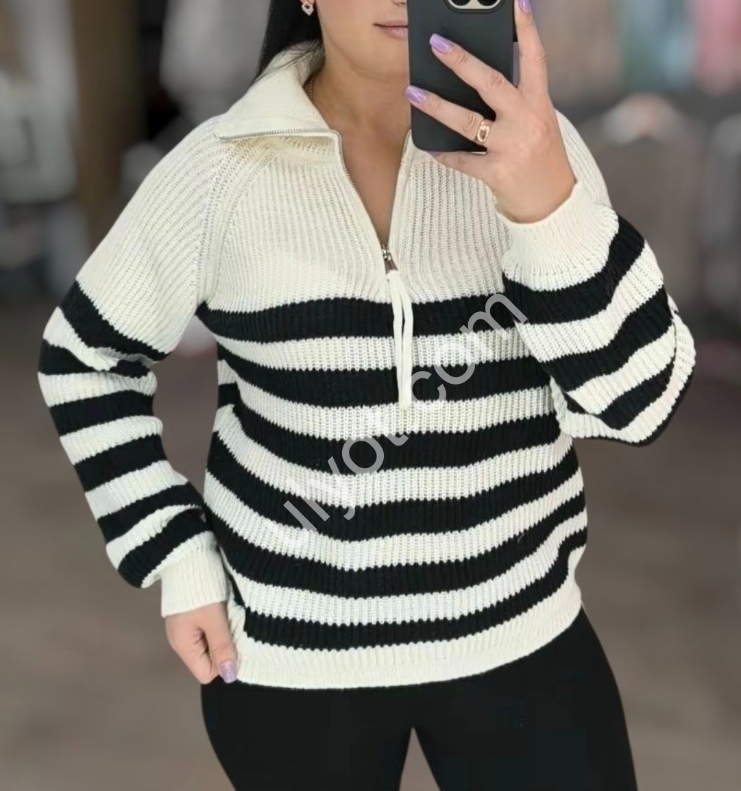 СВІТЕР (ONE SIZE 48-52) БІЛИЙ 26400